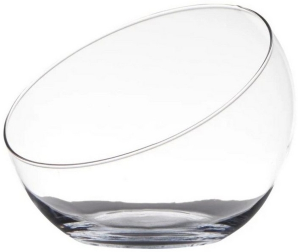 Hakbijl Glass Dekoschale INNIS schräger Rand