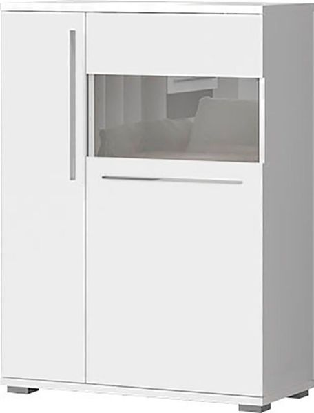 Places of Style Vitrine Piano UV lackiert, Soft-Close Funktion