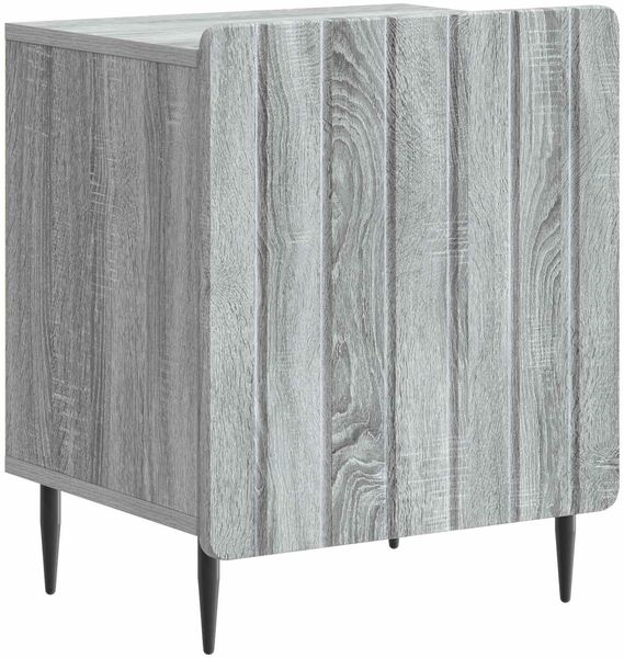 vidaXL Nachttisch Graues Sonoma 43 x 34,5 x 52 cm Holzwerkstoff 894347