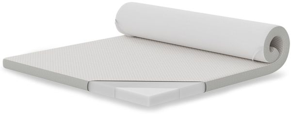 EGO Home Matratzen Topper 90x200 cm, 5cm Höhe Matratzentopper aus Memory-Schaum Öko-TEX Zertifiziert, Abnehmbaren und Waschbaren Matratzenauflage für Boxspringbett Matratzen Schlafsofa
