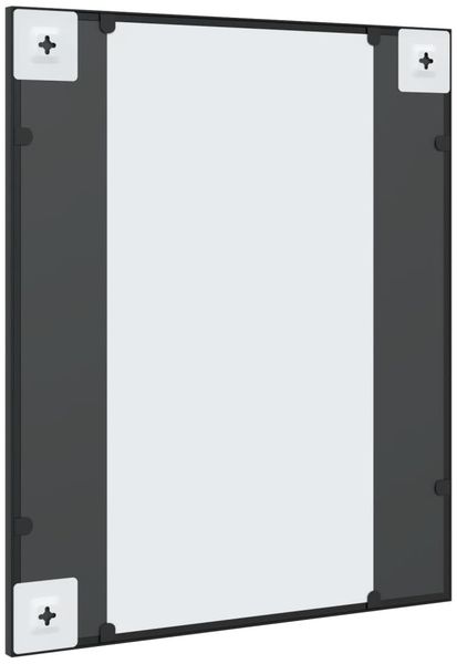 vidaXL Wandspiegel, Metall schwarz, 50x60 cm Bild 5