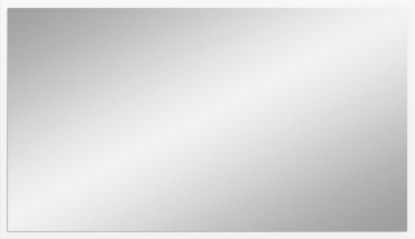 Spiegel (B/H/T: 83x48x2 cm) in weiß Melamin Bild 2