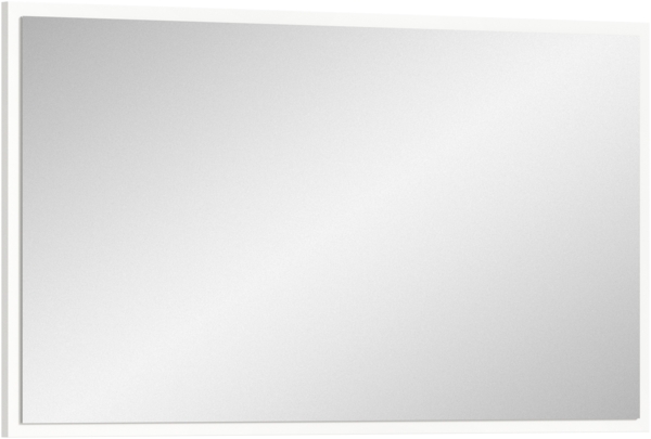 Spiegel (B/H/T: 83x48x2 cm) in weiß Melamin
