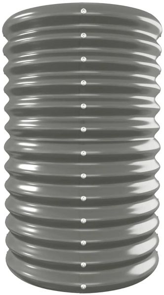 vidaXL Hochbeet Verzinkter Stahl 332x40x68 cm Grau 318909 Bild 4