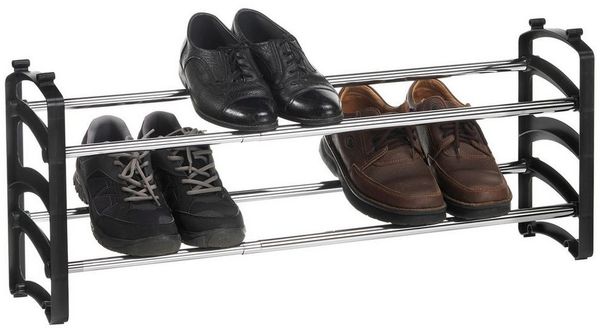 IDIMEX Schuhregal TOWER, Schuhregal schmal Schuhablage Metall Schuhorganizer