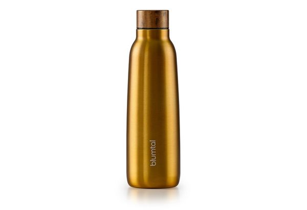 Blumtal 'Ray' Trinkflasche, Edelstahl Spicy Mustard, 500ml