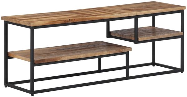 vidaXL TV-Schrank 110x30x39 cm Recyceltes Massivholz Teak 358518