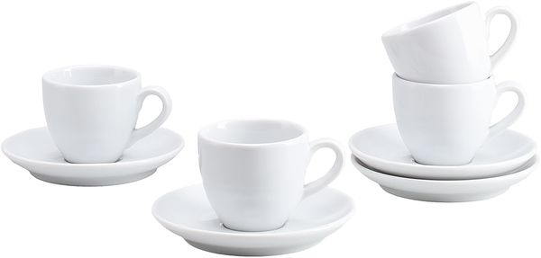Bistrot Weiss, Espresso Set 8-tlg (mo)