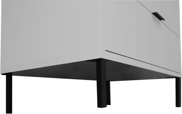 Maeusbacher Bonnie Kommoden Quadrat kreidegrau matt lack BxHxT: 51 x 121 x 45 cm Bild 4