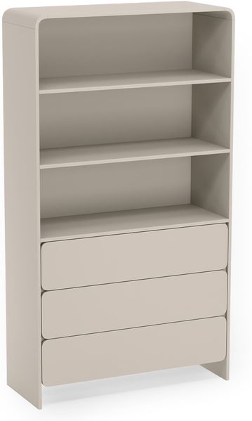 Selsey 'Lummo' Regal mit 3 schubladig, Kaschmir, 100 cm
