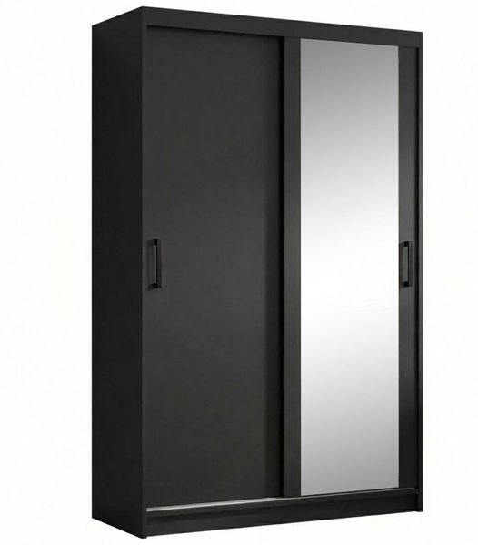 Beautysofa Kleiderschrank HELA moderner Kleiderschrank mit Spiegel (Schiebetürenschrank mit Kleiderstange und Regalböden, Schrank für Schlafzimmer, Flur & Ankleidezimmer) wahlweise ohne oder mit Schubkasteneinsätzen