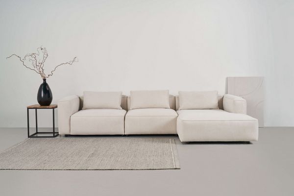 andas Ecksofa Tvinnet, Breite 317 cm, extra tiefe Sitzfläche, kubisches Sitzvergnügen