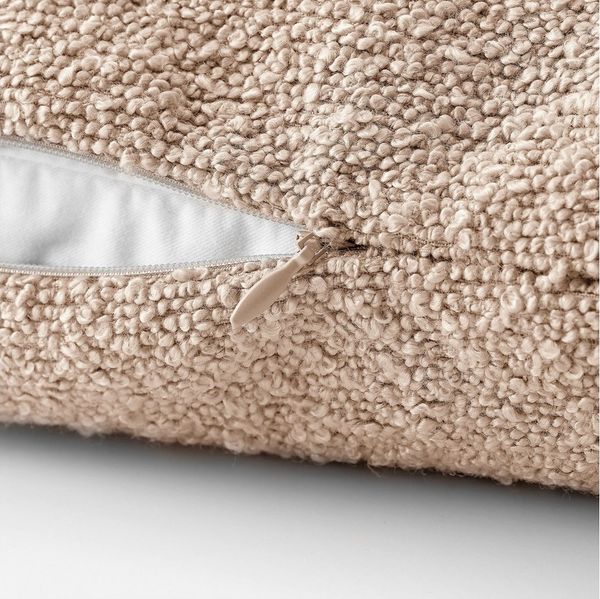 blomus Kissenbezug -BOUCLE- Kissenhülle: Hochwertig, Individuell & Komfortabel, Weich, Farben, Größen, Maschinenwaschbar, YKK Reißverschluss, Pflegeleicht