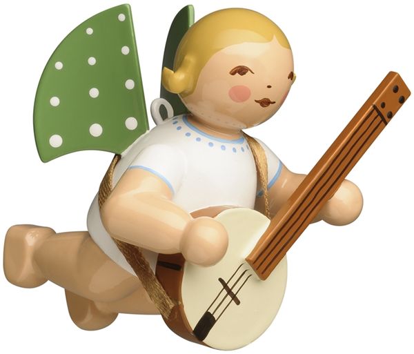 Wendt & Kühn Engel mit Banjo schwebend