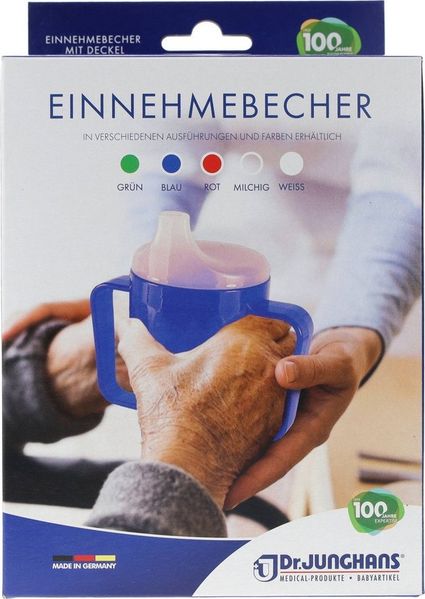 Dr. Junghans Medical GmbH Schnabelbecher Dr. Junghans Schnabelbecher 2 Griffe, 2 Deckel, grün, Polypropylen, 2 Deckel mit 4mm / 12mm Öffnungen