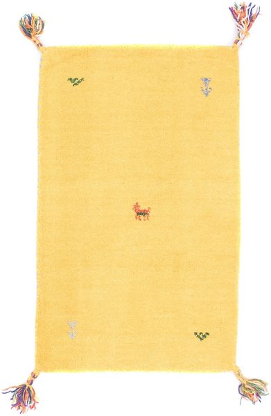 Gabbeh Teppich - Indus »Agra« 75 x 45 cm - gelb