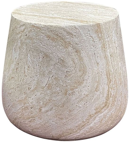 Beistelltisch Nilla / Bonn, Beige, 48 x 41 x 48 cm