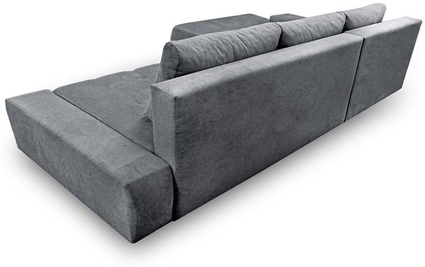 Beautysofa Ecksofa DRACO L mit Schlaffunktion und Bettkasten, Liegefläche 215 × 140 cm, modernes Schlafsofa mit Ottomane links oder rechts Bild 4