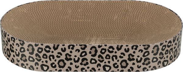 TRIXIE Kratzpappe Kratzbett Leo - braun - 63 × 10 × 35 cm