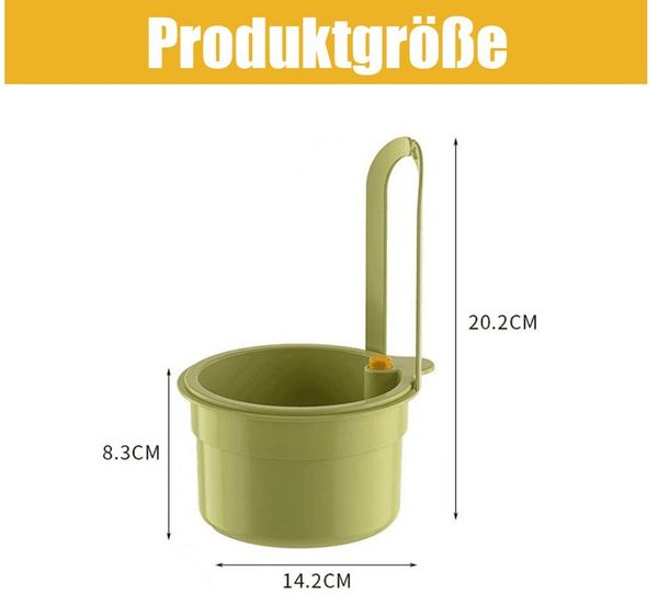 TUWENA Küchensieb 2 Stück Sieb für Spülbecken, Abnehmbare Silikon Waschbecken Sieb, Snap-Button Abtropfkorb für Spülbecken, für Waschen/Organizer in Küche