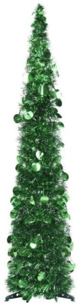 vidaXL Künstlicher Pop-Up-Weihnachtsbaum Grün 120 cm PET 320988