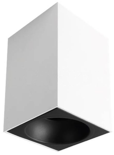 Eckige Deckenleuchte SPOTLIGHT eckig Aufbaustrahler Aufbauleuchte Downlight Deckenlampe Deckenspot ohne Leuchtmittel mit GU10 Fassung