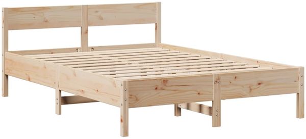 vidaXL Massivholzbett ohne Matratze 120x190 cm Kiefernholz 3306945 Bild 7