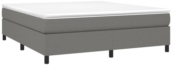 Boxspringbett Dunkelgrau 180x200 cm Stoff [3120879] Bild 3