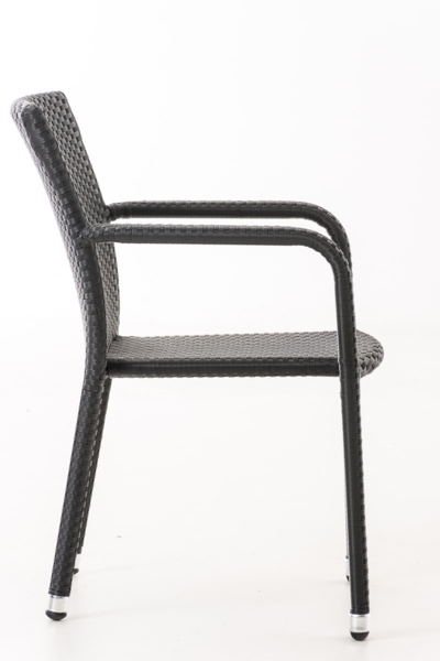 CLP Polyrattan Stapelstuhl Leonie,schwarz Bild 6