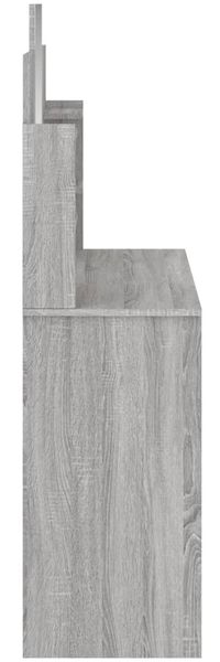 vidaXL Schminktisch mit Spiegel Grau Sonoma 96x39x142 cm 837580 Bild 6