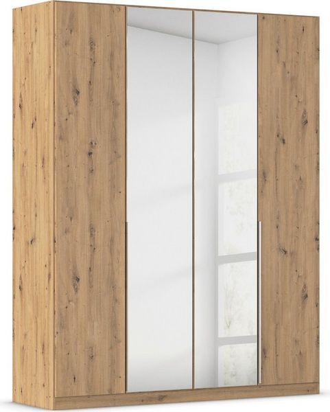 rauch Drehtürenschrank Kleiderschrank Schrank Garderobe AGORDO mit Dekor- oder Hochglanzfront (in zwei Griff-Farben) durchdachte Innenausstattung, in 6 Breiten und 2 Höhen MADE IN GERMANY