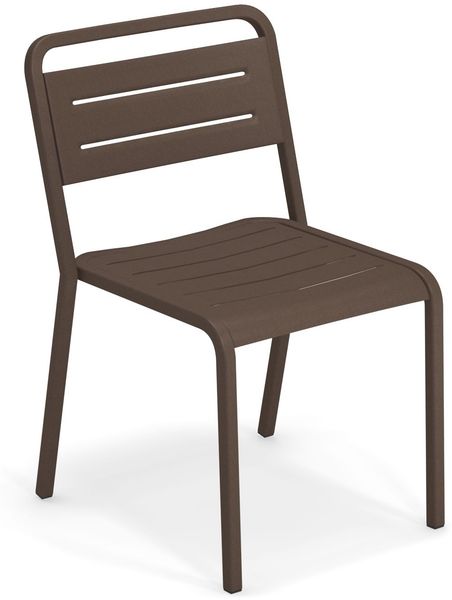4er Set Urban Gartenstuhl braun