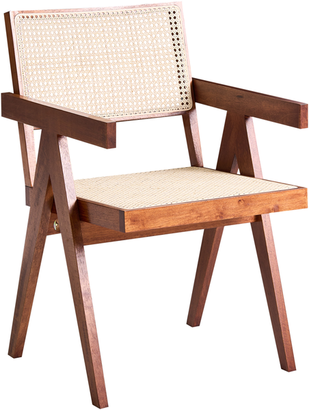 Esszimmerstuhl WESTBROOK Holz Braun