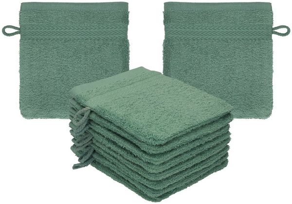 Betz Seiftuch 10-tlg. Waschhandschuhe-Set PREMIUM 100% Baumwolle 16x21 cm