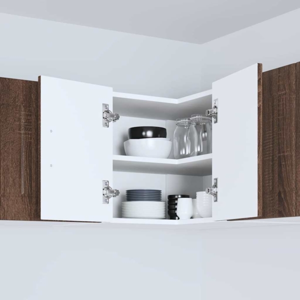 vidaXL Küchenschrank Braun Eichen-Optik 57 x 57 x 40 cm Holzwerkstoff 884962 Bild 3