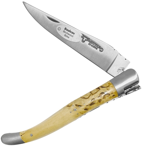 Laguiole en Aubrac Taschenmesser Birke (Bouleau) matt 12 cm