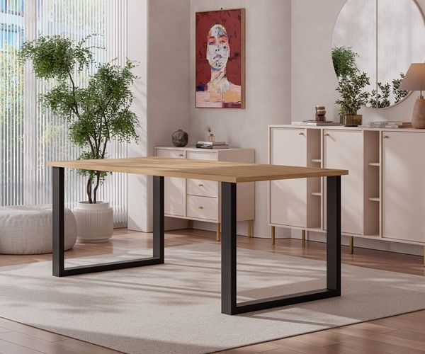 Imperial Esstisch Tisch 185x90 cm Wohnzimmer Esszimmer Büro Schreibtisch
