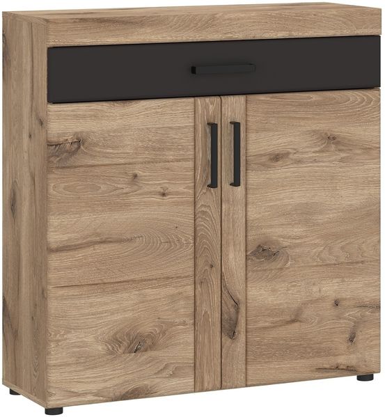 Garderoben-Set >Grano< (4-teilig) Viking Eiche Dekor - 188x195x38 (BxHxT) Bild 6
