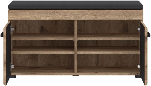 Garderoben-Set >Grano< (4-teilig) Viking Eiche Dekor - 188x195x38 (BxHxT) Bild 3