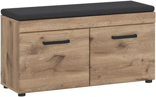 Garderoben-Set >Grano< (4-teilig) Viking Eiche Dekor - 188x195x38 (BxHxT) Bild 2