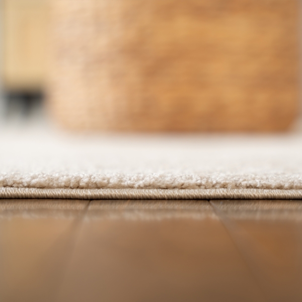 HOME DELUXE Kurzflor Teppich FOFI - 110 x 60 cm Beige Bild 3