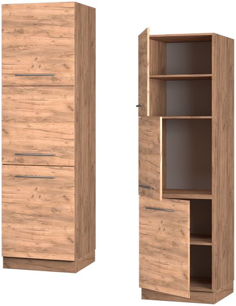 Herdumbauschrank Fame-Line Goldkraft Eiche 60 cm Vicco Bild 5