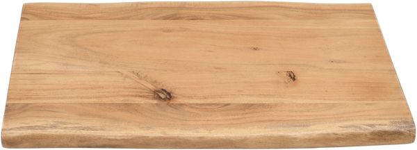 Steckboard mit Baumkante Wandregal Akazie massiv eichefarben lackiert 40 x 20 Amanda 140109014