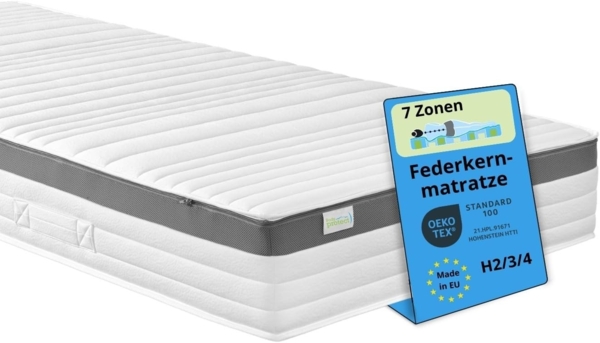 Taschenfederkernmatratze 520, Bodyprotect, 21 cm hoch, Größe: 80x200, Härtegrad: 2, 500er Tonnentaschenfedern