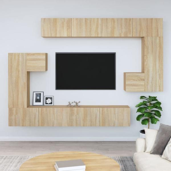 TV-Wandschrank Sonoma-Eiche Holzwerkstoff [3114592]