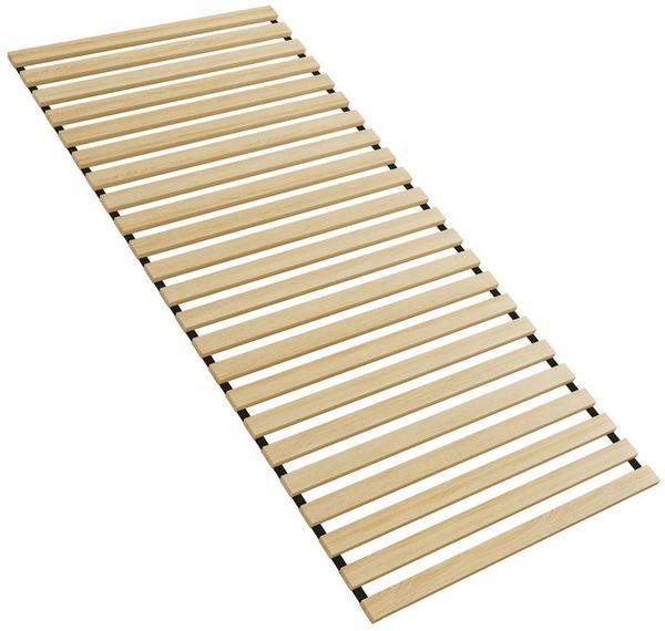 Lattenrost Rollrost Faltbare Rolllattenrost aus Zederholz mit 23 Leisten, FIVMEN, 2cm Dicke Holzlatten Ersatzleisten Belast bis 300KG