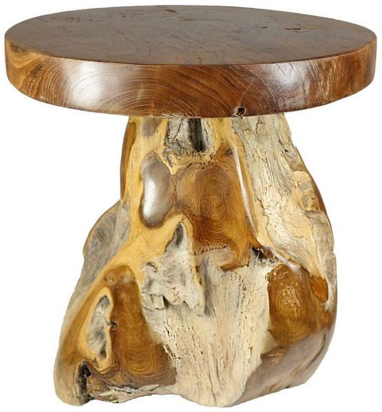 Oriental Galerie Blumenhocker akholz Beistelltisch Unikat 40 cm (1 St)