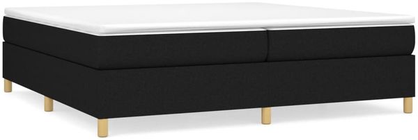 Boxspringbett Schwarz 200x200 cm Stoff [3120987] Bild 2