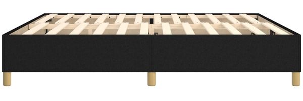 Boxspringbett Schwarz 200x200 cm Stoff [3120987] Bild 6
