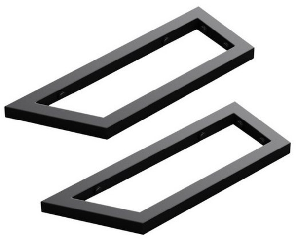 Mai & Mai Wandregalhalter Regalträger Wandkonsole Edelstahl Konsolenträger Wandhalterung, 2-tlg.